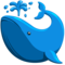 Spouting Whale emoji on Messenger